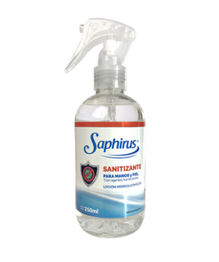 Alcohol Sanitizante Spray Saphirus 250 cc PACK X 10 unidades