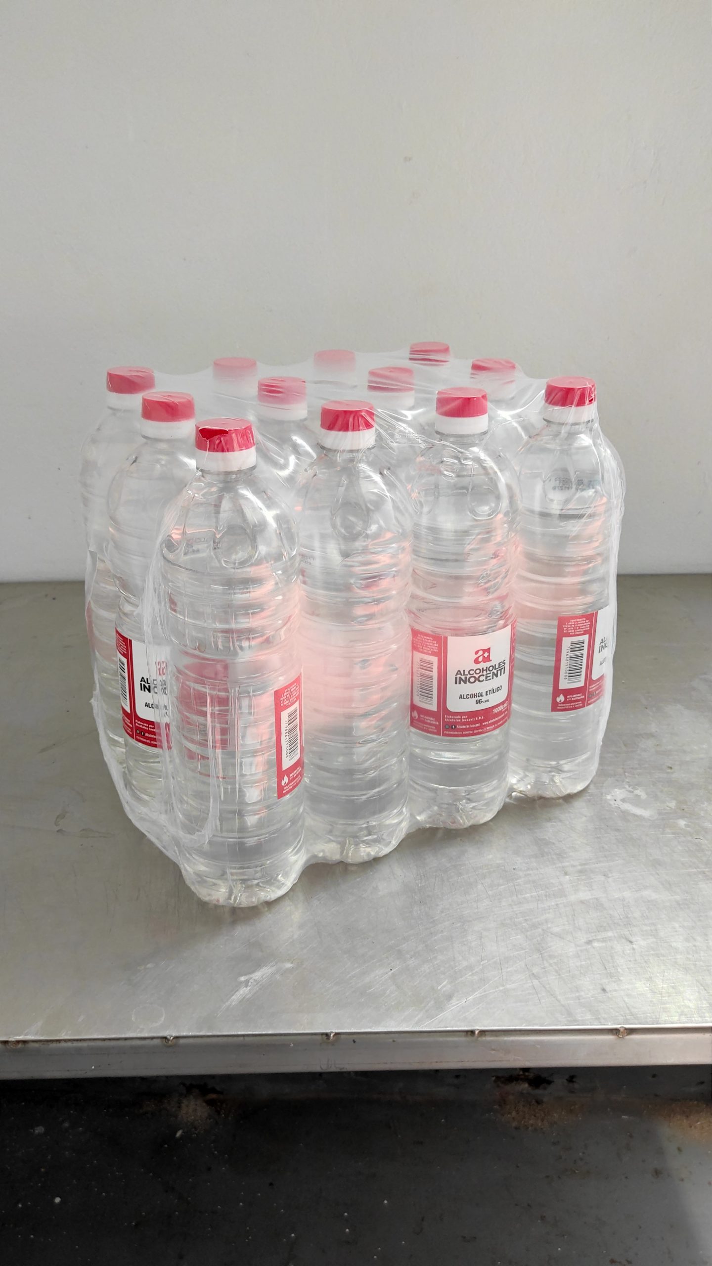 Alcohol 96% Inocenti 1000 cc PACK 12 UNIDADES - Imagen 2
