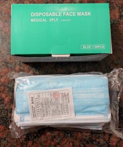Barbijos Tricapa Termosellados PACK 50 unidades Importado MEDICAL